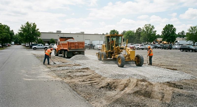 Parking Lot Excavation in Acworth, GA