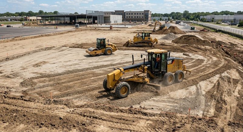 Parking Lot Leveling in Lawrenceville, GA