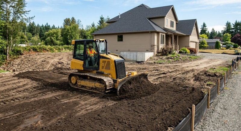 Yard Sloping in Atlanta, GA